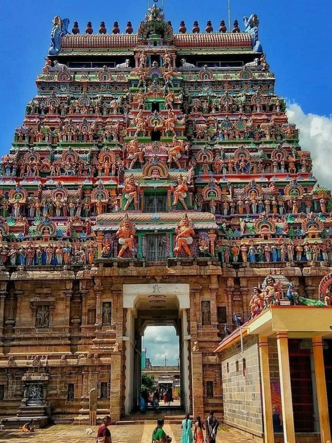 Башня храма Натараджи — стихия эфира